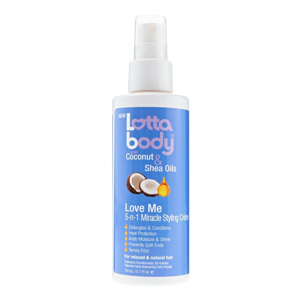 LOTTABODY Coconut &amp; Shea Oils 5 In 1 Leave In Treatment (5.1oz)