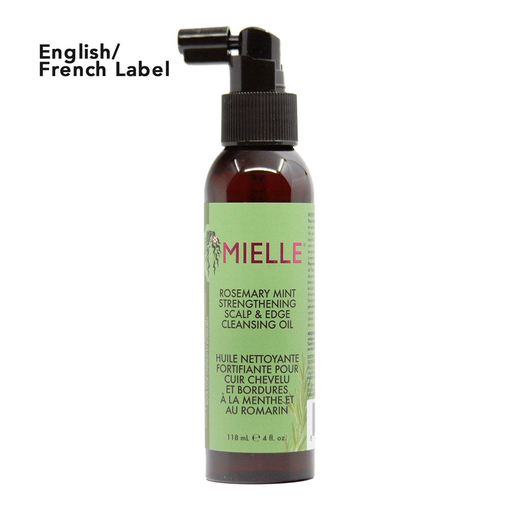 MIELLE Rosemary Mint Strengthening Scalp &amp; Edge Cleansing Oil (4oz)
