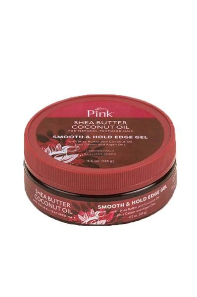 PINK Shea Butter Coconut Oil Smooth &amp; Hold Edge Gel (4.5oz)