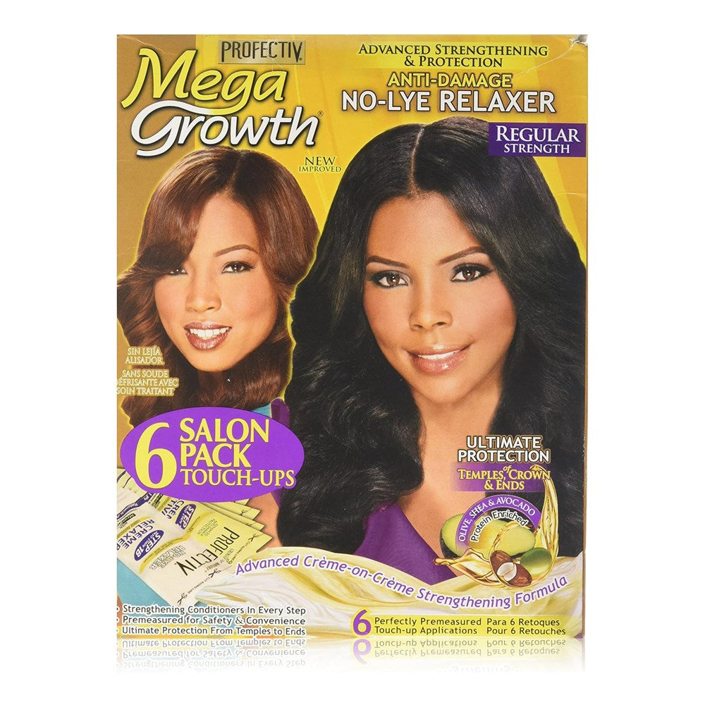 PROFECTIV No-Lye Relaxer Kit [6 Touch Up] (Reg)