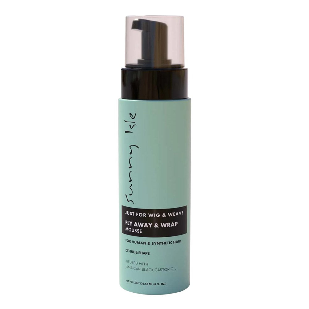 SUNNY ISLE Just For Wig &amp; Weave Fly Away &amp; Wrap Mousse (8oz)