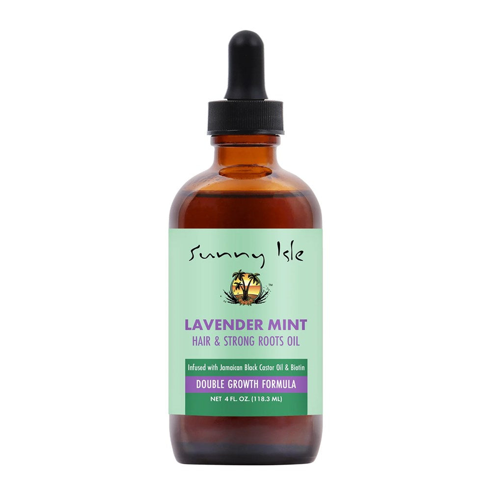 SUNNY ISLE Lavender Mint Hair &amp; Strong Roots Oil (4oz)