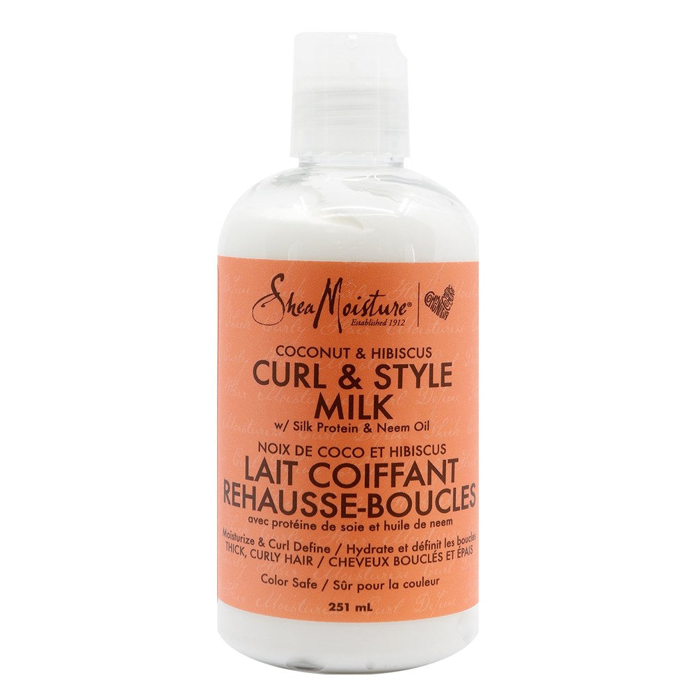SHEA MOISTURE Coconut &amp; Hibiscus Curl &amp; Style Milk (8oz)