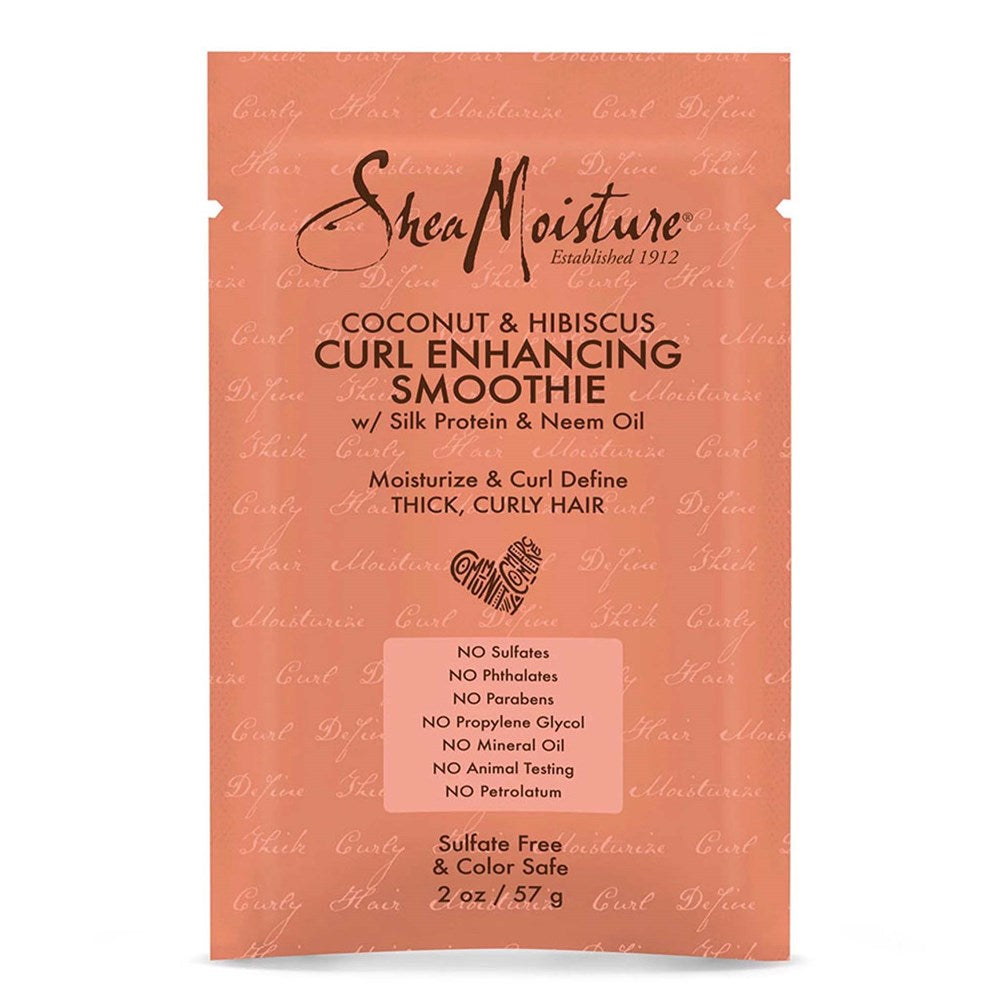 SHEA MOISTURE Coconut &amp; Hibiscus Curl Enhancing Smoothie Packet (2oz)