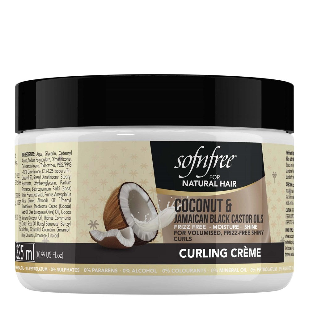 SOFN'FREE Coconut &amp; Jamaican Black Castor Oil Curling Cream (11oz)