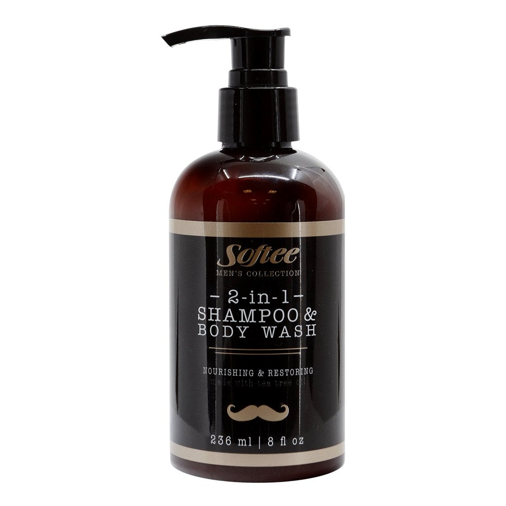 SOFTEE Men's Collection 2-In-1 Shampoo &amp; Body Wash (8oz)