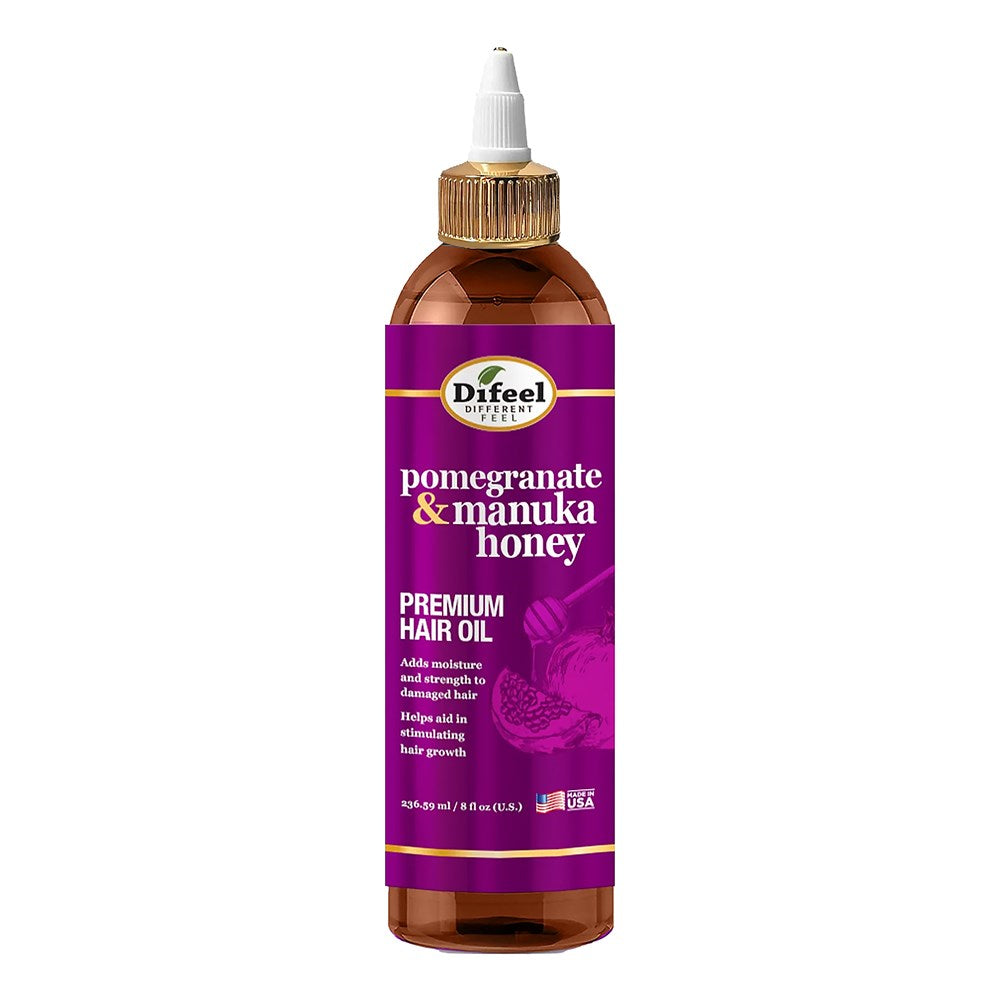 Difeel(Sunflower)  Pomegranate &amp; Manuka Honey Premium Hair Oil (8oz)