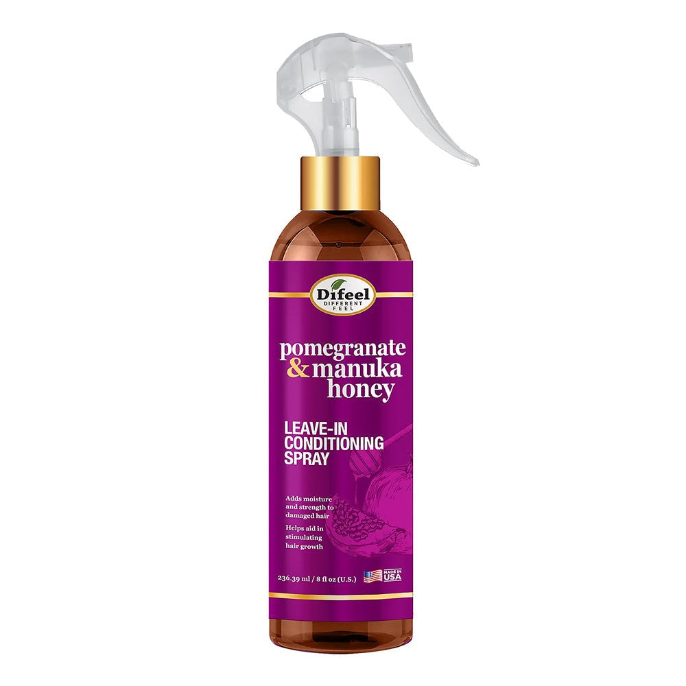 Difeel(Sunflower)  Pomegranate &amp; Manuka Honey Leave In Conditioning Spray (8oz)