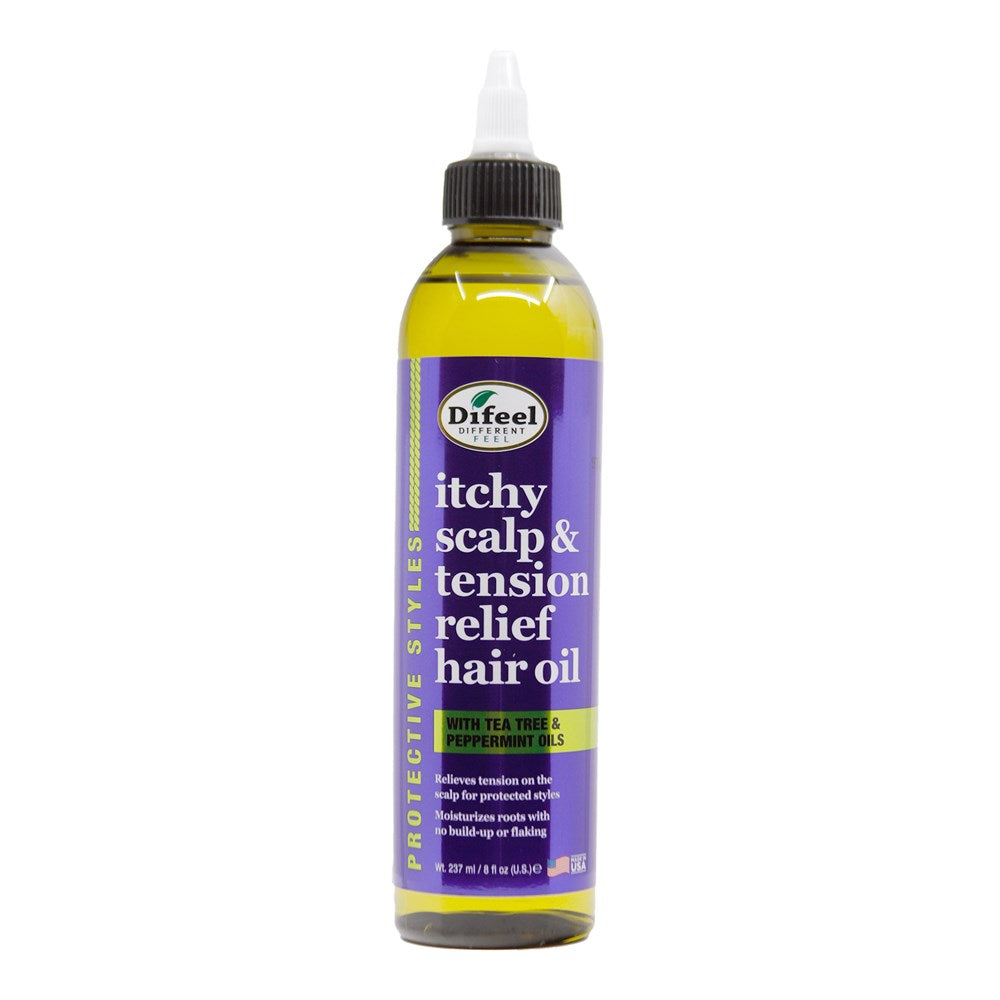 Difeel(Sunflower)  Itchy Scalp &amp; Tension Relief Hair Oil (8oz)
