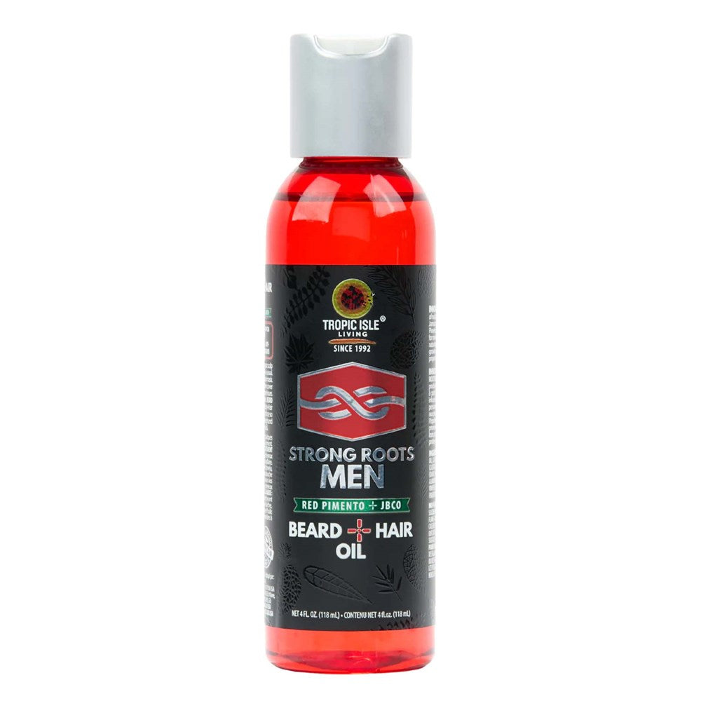 TROPIC ISLE LIVING Strong Roots Men Beard &amp; Hair Oil (4oz)