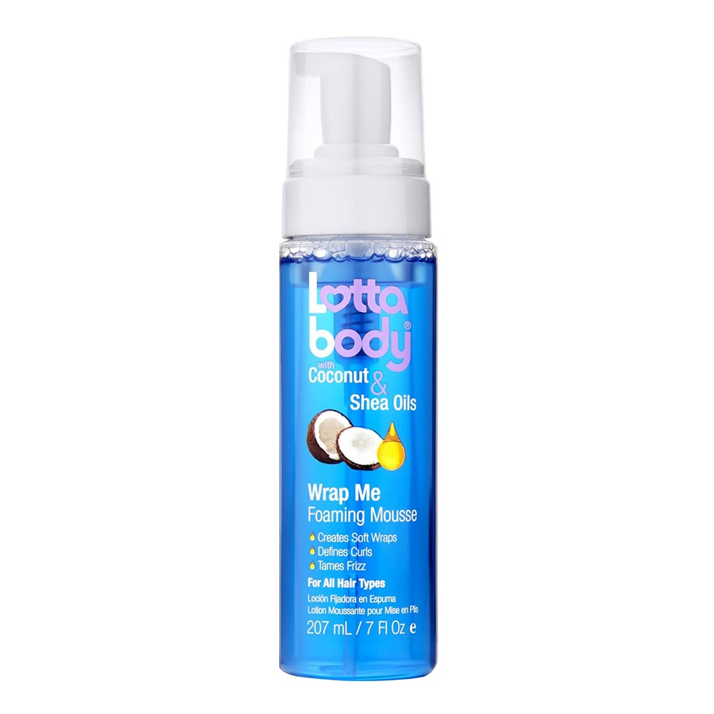LOTTABODY COCONUT &amp; SHEA OILS WRAP ME FOAMING MOUSSE 7oz
