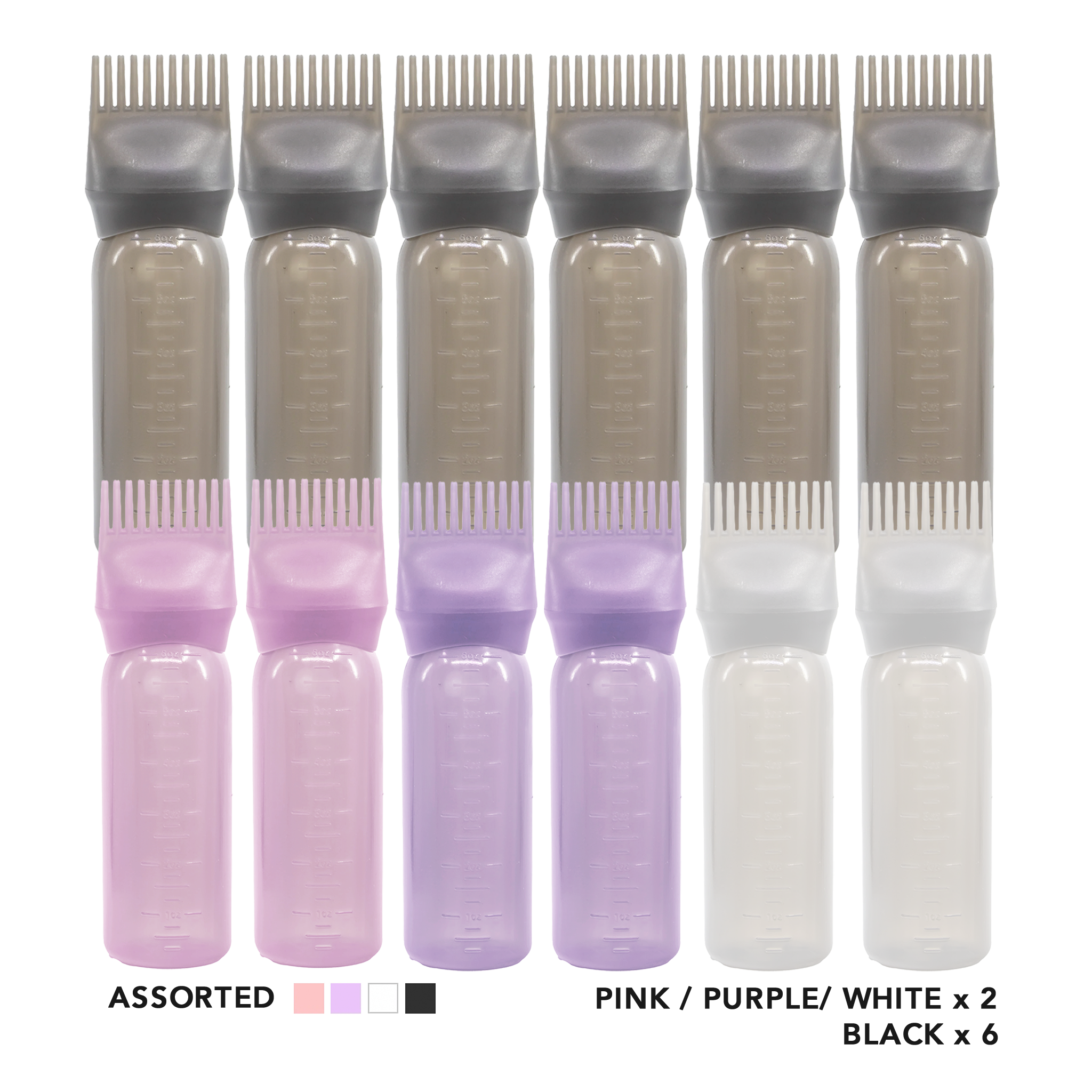 Kim &amp; C Root Comb Application Bottle [160ml X 12] - Assorted