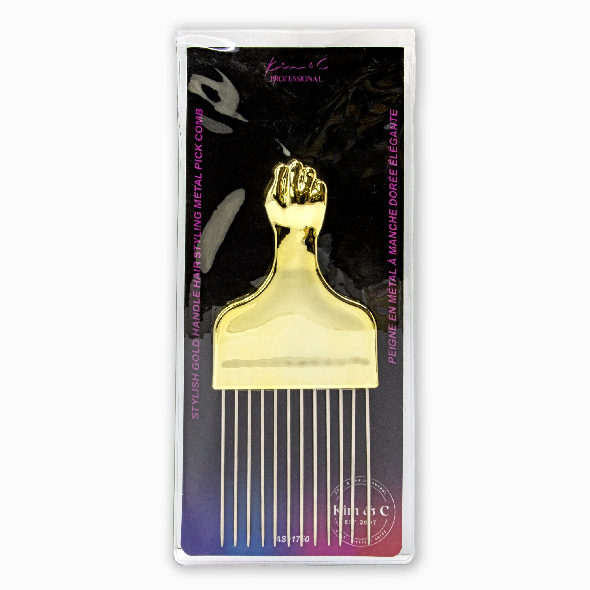 Kim &amp; C Premium Gold Handle  Metal Styling Pik