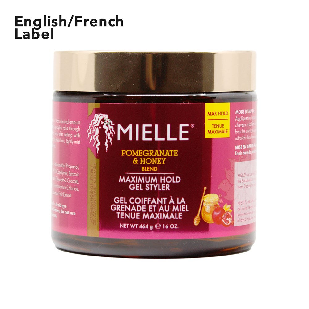 MIELLE Pomegranate &amp; Honey Maximum Hold Gel Styler (16oz)