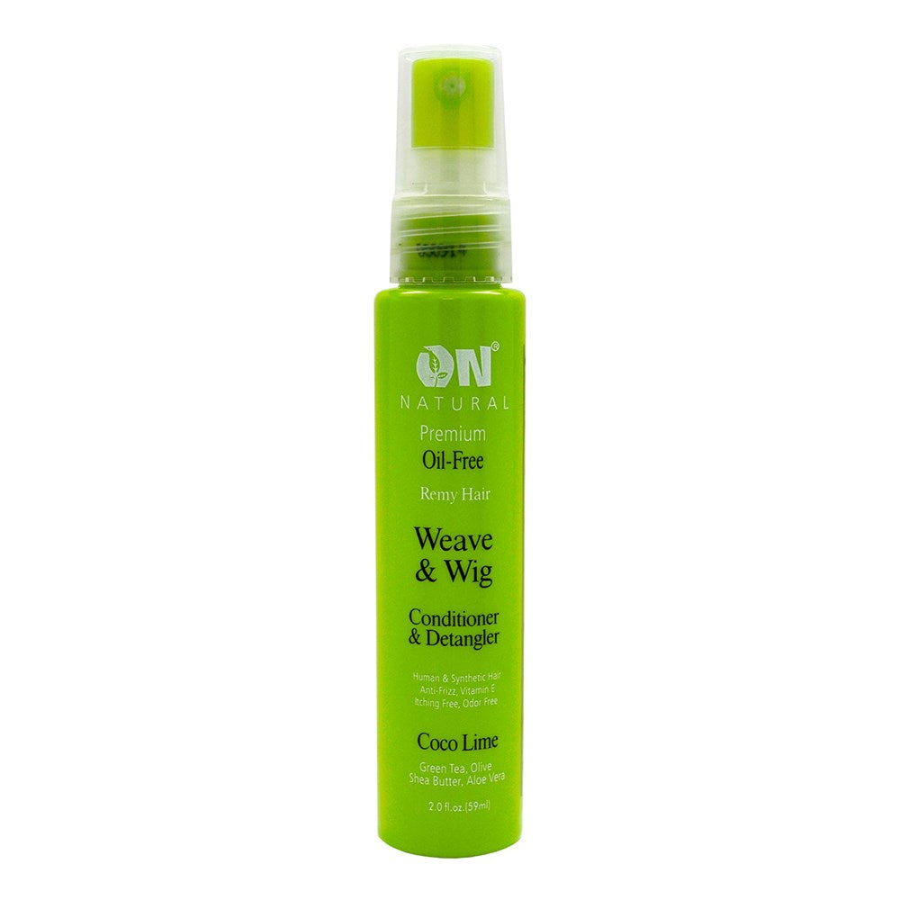 ON NATURAL Weave &amp; Wig Conditioner &amp; Detangler - Coco Lime (2oz)