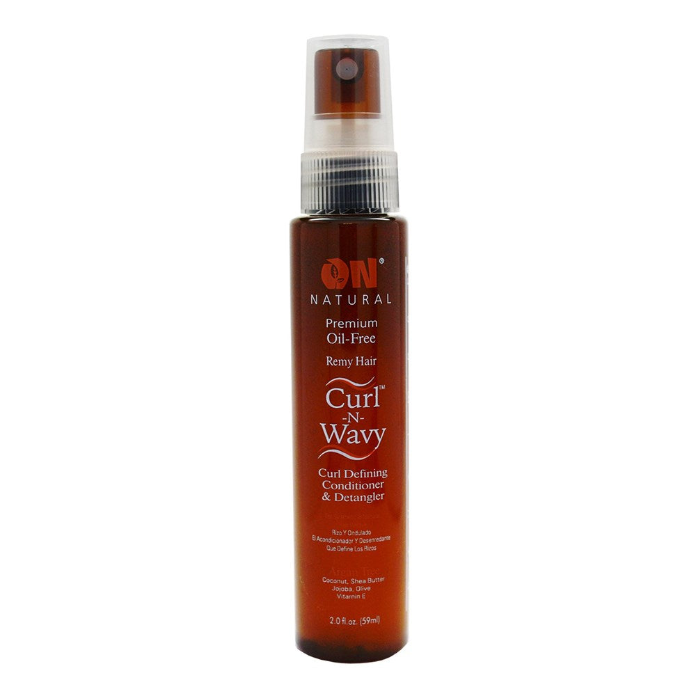 ON NATURAL Curl &amp; Wavy Argan Conditioner &amp; Detangler - 2oz