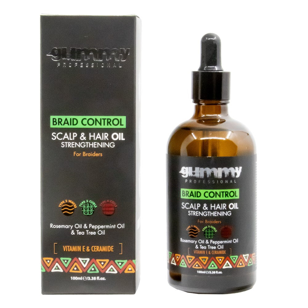 GUMMY PROFESSIONAL Braid Control Scalp &amp; Hair Oil (100ml)