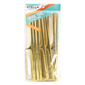 MAGIC COLLECTION Bone Tail Comb Gold 12pcs Bulk Pack