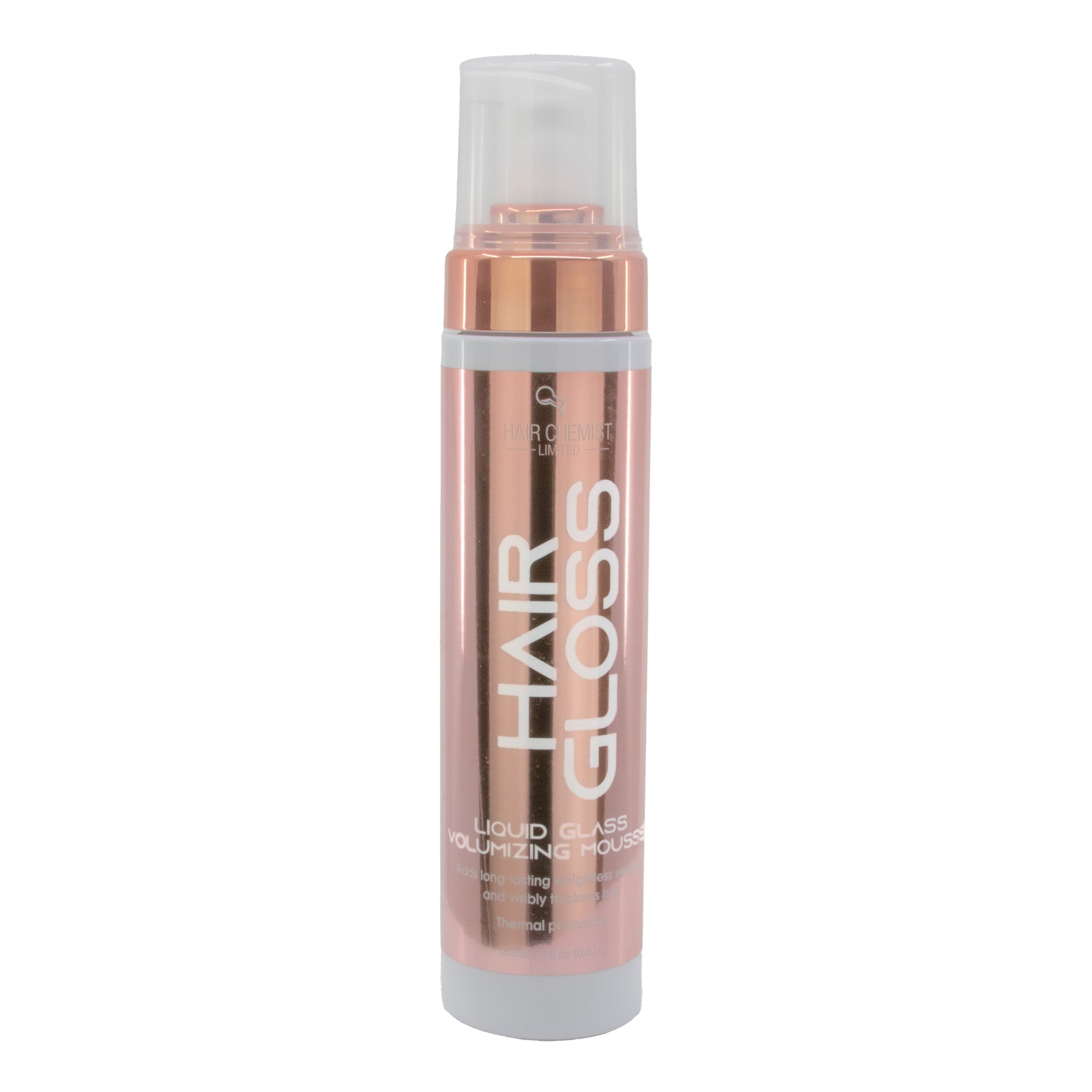 HAIR CHEMIST LIMITED Hair Gloss Liquid Glass Volumizing Mousse (8oz)