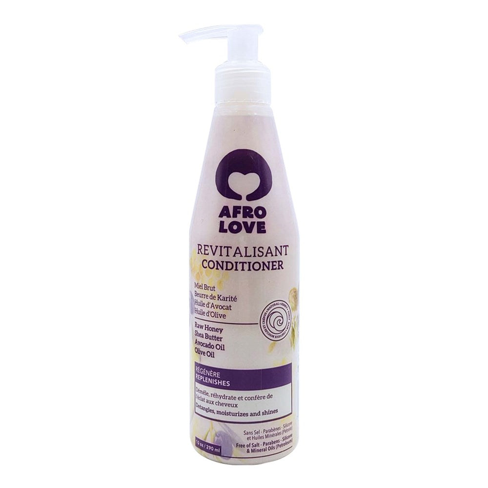 AFRO LOVE Conditioner with Raw Honey, Shea Butter &amp; Avocado Oil (10oz)