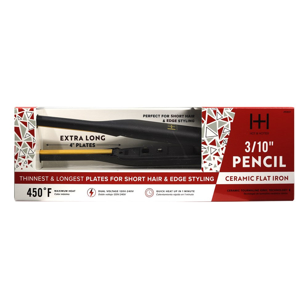 ANNIE Hot &amp; Hotter Ceramic Pencil Flat Iron