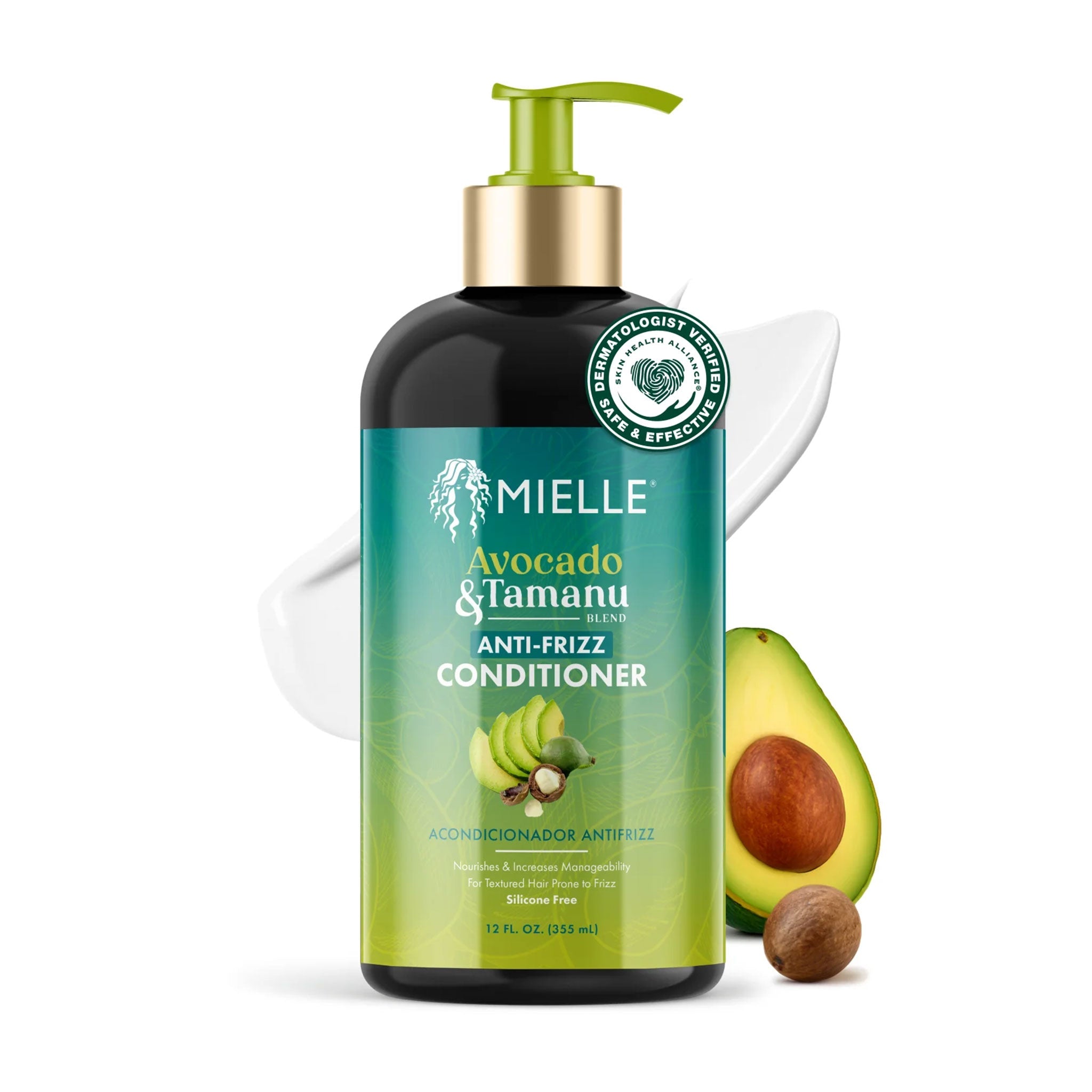 MIELLE Avocado &amp; Tamanu Anti-Frizz Conditioner (12oz)