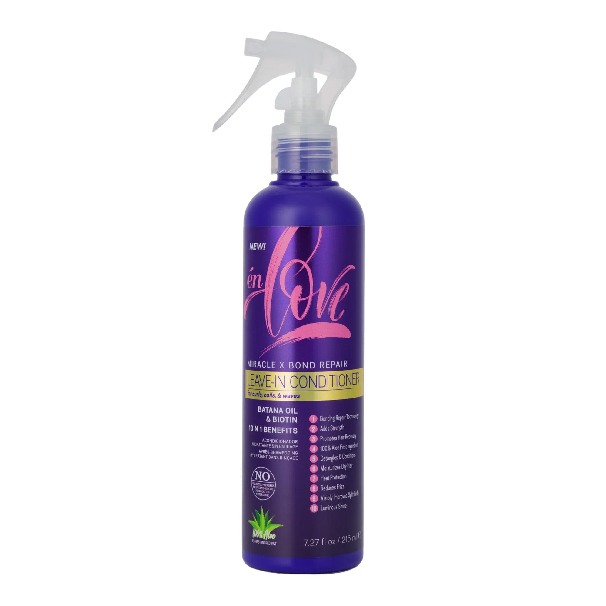 EN LOVE Miracle X Bond Repair Leave In Conditioner Batana &amp; Biotin (7.27oz)