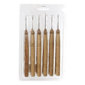 KIM &amp; C Wooden Crochet Skill Needle Latch Hook